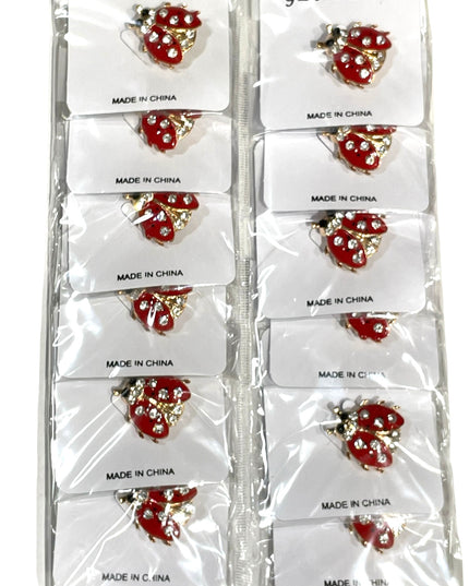 Mărțișor brosă metal 12/set 3cm