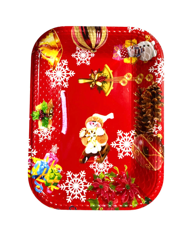 Tavă plastic Crăciun 29cm