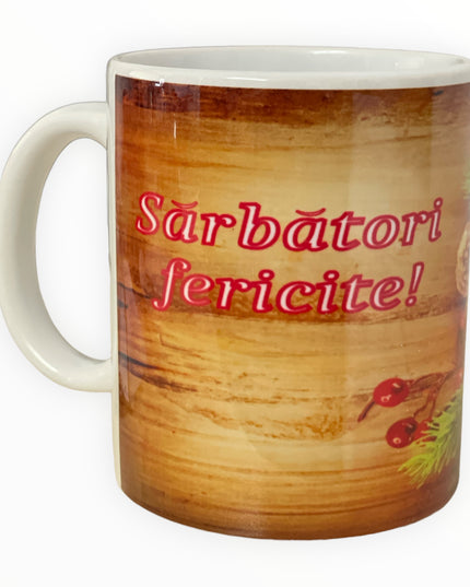 Cană “Sărbători fericite!” Crăciun