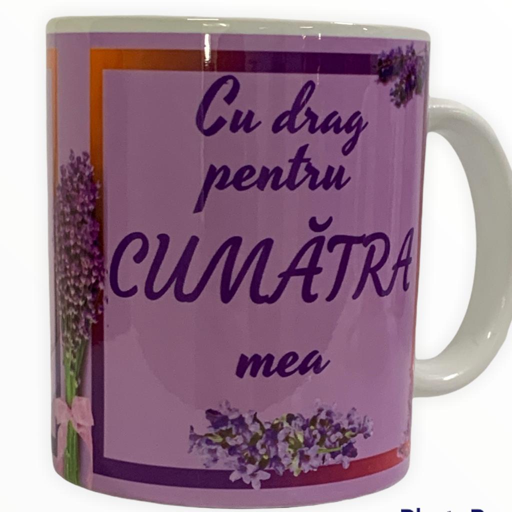 Cană Lavandă pentru CUMĂTRA